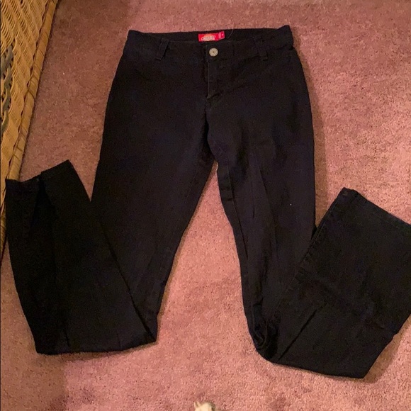 Dickies Pants & Jumpsuits Dickies Boot Cut Work Pants Juniors Size Black Poshmark